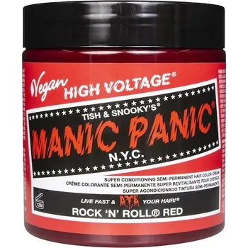 Barva na vlasy Manic-Panic Barveni-vlasu High-Voltage-ClassicČervená barva Rock 'n' Roll 237 ml (2&nbsp;321,00 Kč / 1 l)