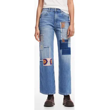 Dámské džíny Dámské jeans DESIGUAL 24WWDD97 5053 DENIM MILA Velikost: 42