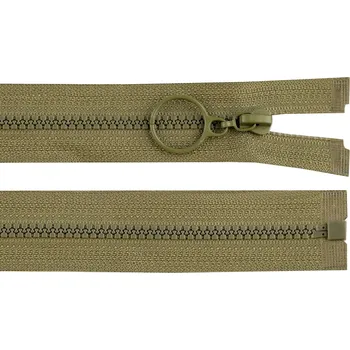 Zip Kostěný zip No 3 délka 50 cm s kroužkem