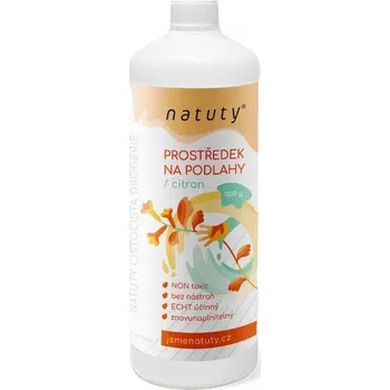 Natuty Prostředek na podlahy s vůní citronu (1 l) - čistá podlaha beze šmouh