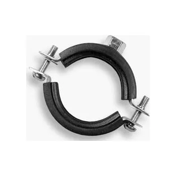 Vodovodní potrubí SOLIDA objímka 25-30mm, 3/4" dvoušroubová, s gumou, ocel