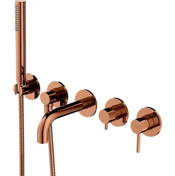 Vodovodní baterie Omnires Y Vanová baterie pod omítku s 5 otvory, měď Y1237-1SCP