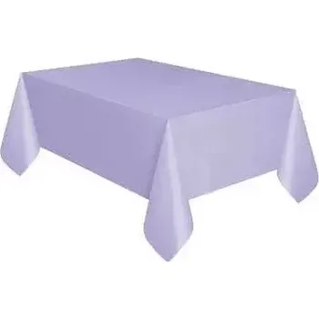 Jednorázový ubrus Plastový party ubrus levandulový 137 x 214 cm