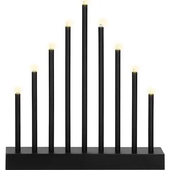 Vánoční svícen Springos CL0854 9 LED teplá bílá 26,5 cm