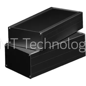 Přístrojová krabička EG2s, hliníková, 168 x 103 x 56 mm, černá - 170000000014