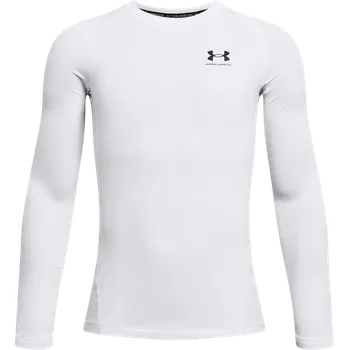 Pánské tričko Triko s dlouhým rukávem Under UA CG Armour LS 1366372-100 Velikost YSM