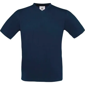 Tričko s výstřihem do V Exact V-Neck navy M