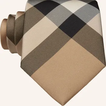 Kravata Burberry Pánská Kravata Manston, béžová / černá / červená,...