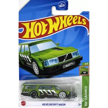 autíčko HOT WHEELS - Volvo 240 Drift Wagon Green (E1)