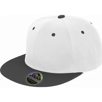 Kšiltovka 6 panelová kšiltovka s plochým kšiltem RC 082X white-black onesize