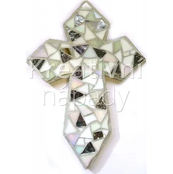 Mozaiková sada Mozaikový set - kříž bílý - 560101000242