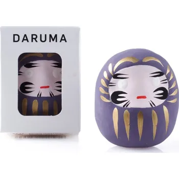 Panenka Daruma panenka - dlouhověkost 4,8 cm fialová