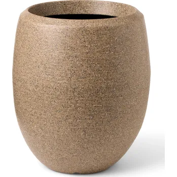 Květináč Capi Arc Granite Elegant Deluxe Warm Taupe Ø 43 cm / V 50 cm