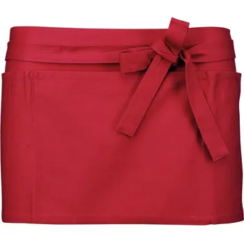 Gastro oděv Barová zástěra krátká K 886 red onesize