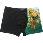 Pánské bavlněné boxerky Pesail real Barva: černá, zelená, Velikost: L