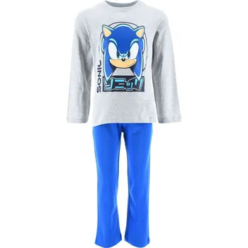 Chlapecké pyžamo Modro-šedé chlapecké pyžamo Sonic Velikost: 104