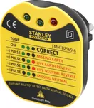 STANLEY Zkoušečka zásuvek s LED zobrazením, pro EU zásuvky, 230V