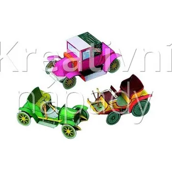 Papírový model Papírový model - 3 historická vozidla I - 550211000033