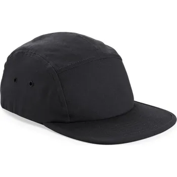 Pokrývka hlavy 5 panelová plátěná kšiltovka "Camper" B 654 black onesize