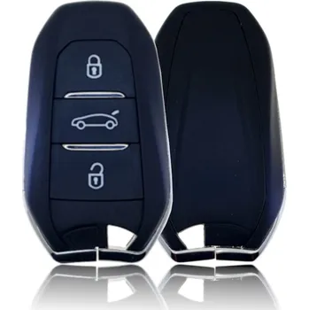 Autoklíč KeylessGo klíč s dálkovym ovládáním Peugeot Citroen 3tl. kufr 434mhz PCF7953 4A AES