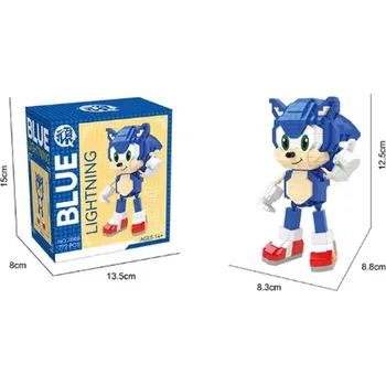 Figurka Stavebnice Ježek Sonic Varianta: Modrá