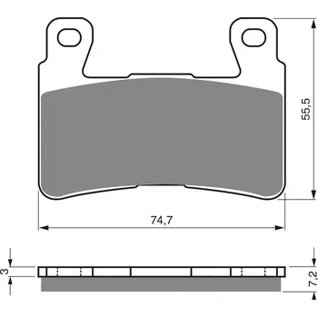 Autodíl Brzdové destičky GOLDFREN 134 S3