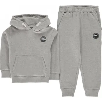 SoulCal Signature OTH and Jogger Set Infants Grey Marl 3-4 Years