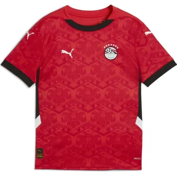 Puma Egypt Home Shirt 2025 Juniors Red/Black 11-12 let