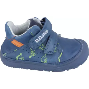 Dívčí tenisky DDstep 073 celoroční boty tmavě modré - dinosauři 20