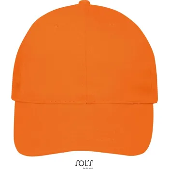 Kšiltovka 6 panelová baseballová kšiltovka Buffalo orange onesize