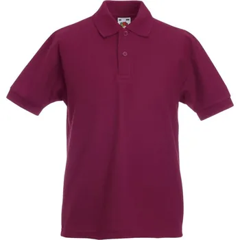 Dětské piqué polo Kids 65/35 Polo burgundy 116
