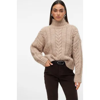 Dámský svetr Svetr Vero Moda Silver Mink 1064838 6 (XS)