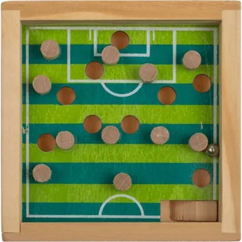 Hlavolam Dřevěný mini motorický labyrint s kuličkou Barva: Zelená