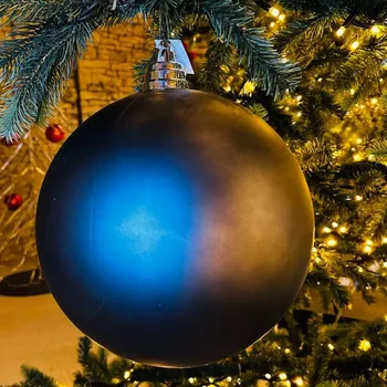 Velikonoční dekorace DECOLED Plastová koule, prům. 30 cm, šedá, matná