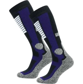 Dámské ponožky Froté podkolenky černé/modré Herman 1274 Novia (Pánské a dámské)