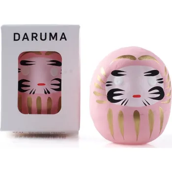 Daruma panenka - náklonost 4,8 cm růžová