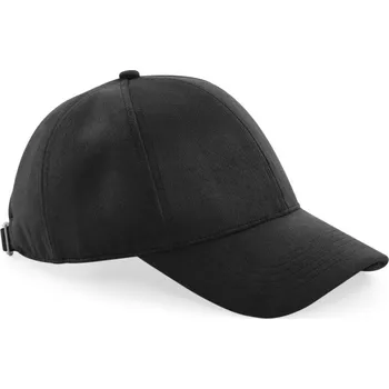 Pokrývka hlavy 6 panelová kšiltovka "Faux Suede" B 656 black onesize