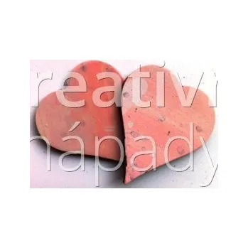 Mozaiková sada Set srdce vintage - růžové 2ks - M - 560101000138