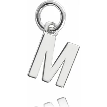 Přívěsek Stříbrný přívěs drobné písmeno "M"