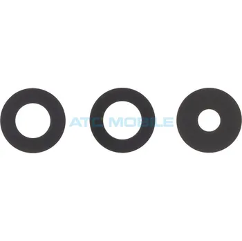 Náhradní kryt pro mobilní telefon Sklíčka kamer Samsung Galaxy A35 5G (SM-A356) černé, originální (3 ks) a zpět 4 Kč s ATC Clubem