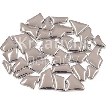 Mozaiková sada Mozaika zlomky 5-15x4 mm stříbrná FM60b - 560204070021