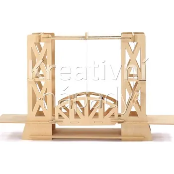 Dřevěná hračka Dřevěný model výtahového mostu - 560204090014