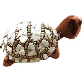 Mozaiková sada Mozaikový set, bronzová malá želvička, slonová kost - 560101000226