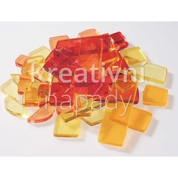 Mozaiková sada Akrylová mozaika žlutý mix U59 - 100g - 560204090003