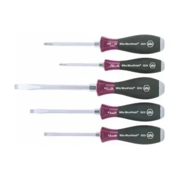 Šroubovák Sada úderových šroubováků Wiha s protiskluzovou tukojetí 5ks, šroubová