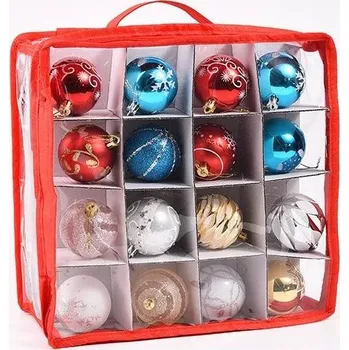 Vánoční stromek DECOLED Objemová taška na 8 ks 30cm koulí, 61 x 61 x 61 cm