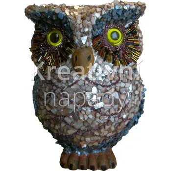 Mozaiková sada Sada sova - perleťová mozaika - 560101000156