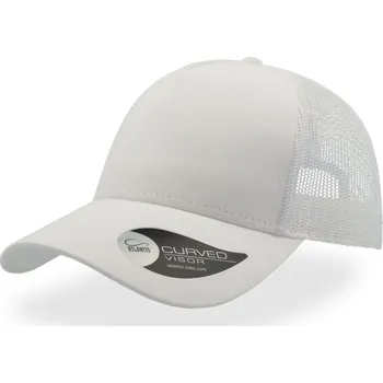 Kšiltovka 5 panelová Trucker kšiltovka "Rapper" Cotton white-white onesize