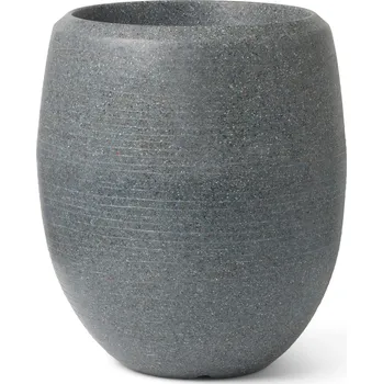 Květináč Capi Arc Granite Elegant Deluxe Anthracite Ø 43 cm / V 50 cm