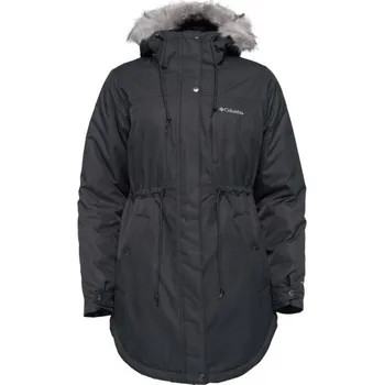 Dámská bunda Dámská parka Columbia SUTTLE MOUNTAIN MID L Černá, Stříbrná